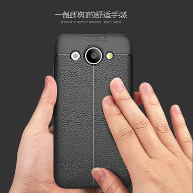 Захисний чохол Hybrid Leather для Huawei Y3 2017 - Brown