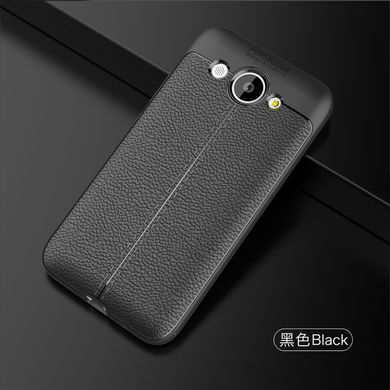 Захисний чохол Hybrid Leather для Huawei Y3 2017 - Black