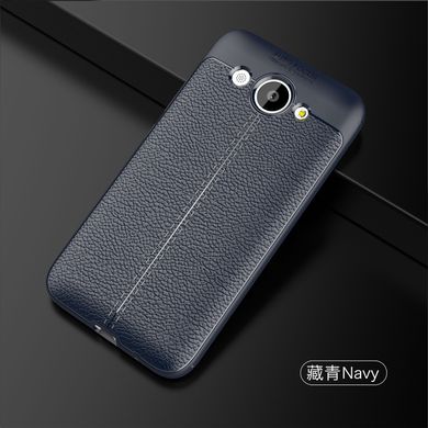 Защитный чехол Hybrid Leather для Huawei Y3 2017 - Black