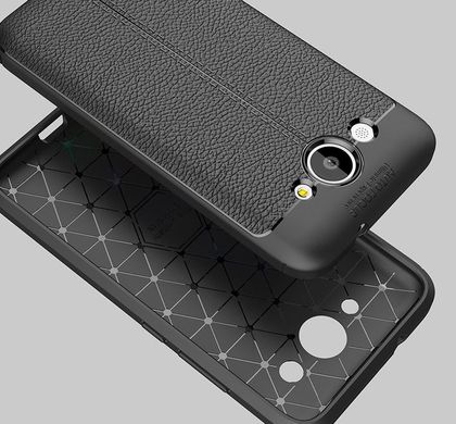 Захисний чохол Hybrid Leather для Huawei Y3 2017 - Black