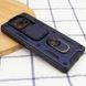 Ударопрочный чехол GETMAN Ring для Xiaomi Poco X3 NFC / Poco X3 Pro - Camshield Dark Blue (24926). Фото 2 из 10