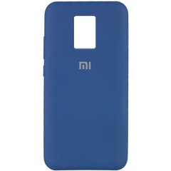 Чехол Silicone Cover Full Protective для Xiaomi Redmi Note 9S / Note 9 Pro / Note 9 Pro Max - Navy Blue