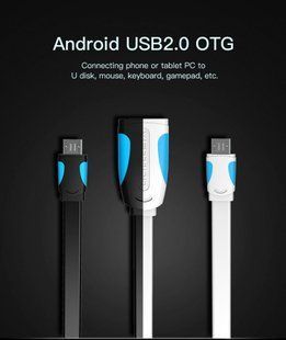 Перехідник із USB на MicroUSB Vention (OTG адаптер)