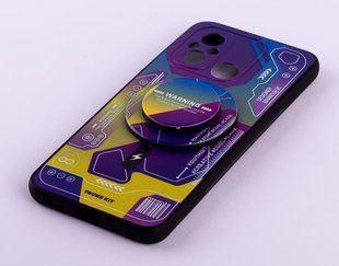 Захисний чохол Hybrid MagSafe + PopSocket для Xiaomi Redmi 12C - Purple