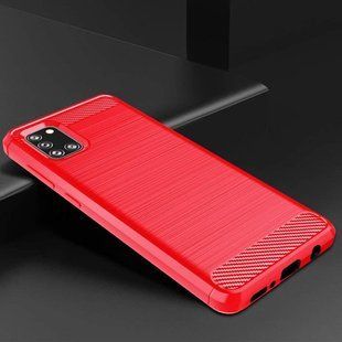 Чехол Hybrid Carbon для Samsung Galaxy A31 - Red