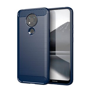 Чехол Hybrid Carbon для Nokia 3.4 - Blue