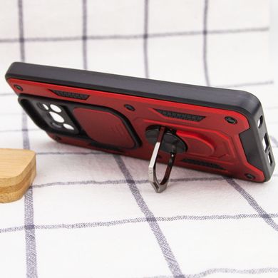 Ударопрочный чехол GETMAN Ring для Xiaomi Poco X3 NFC / Poco X3 Pro - Camshield Red