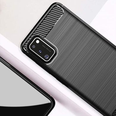 TPU чохол Slim Carbon для Samsung Galaxy A41 - Navy Black