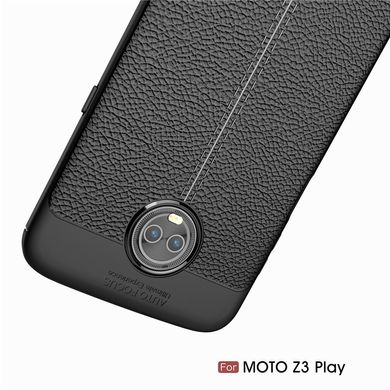 Захисний чохол Hybrid Leather для Motorola Moto Z3 Play - Blue