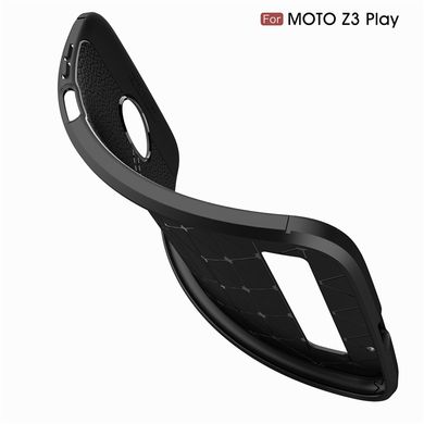 Защитный чехол Hybrid Leather для Motorola Moto Z3 Play - Red