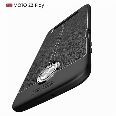 Защитный чехол Hybrid Leather для Motorola Moto Z3 Play - Blue