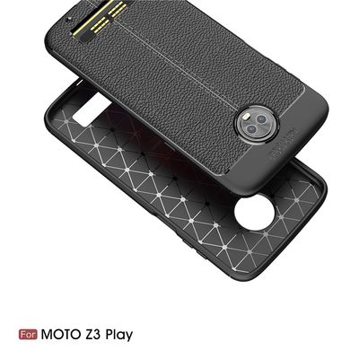 Захисний чохол Hybrid Leather для Motorola Moto Z3 Play - Brown