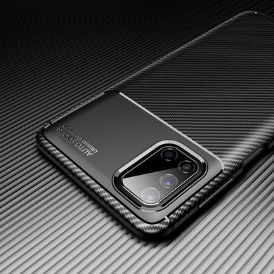Захисний чохол Premium Carbon для Samsung Galaxy M51 - Dark Blue