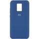 Чехол Silicone Cover Full Protective для Xiaomi Redmi Note 9S / Note 9 Pro / Note 9 Pro Max - Navy Blue (26634). Фото 1 из 6